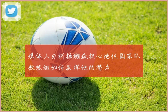 媒体人分析杨瀚森核心地位国家队教练组如何发挥他的潜力